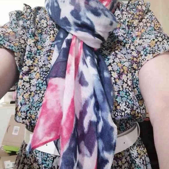 American flag stars stripes red white blue neck head lightweight scarf - Picture 10 of 11